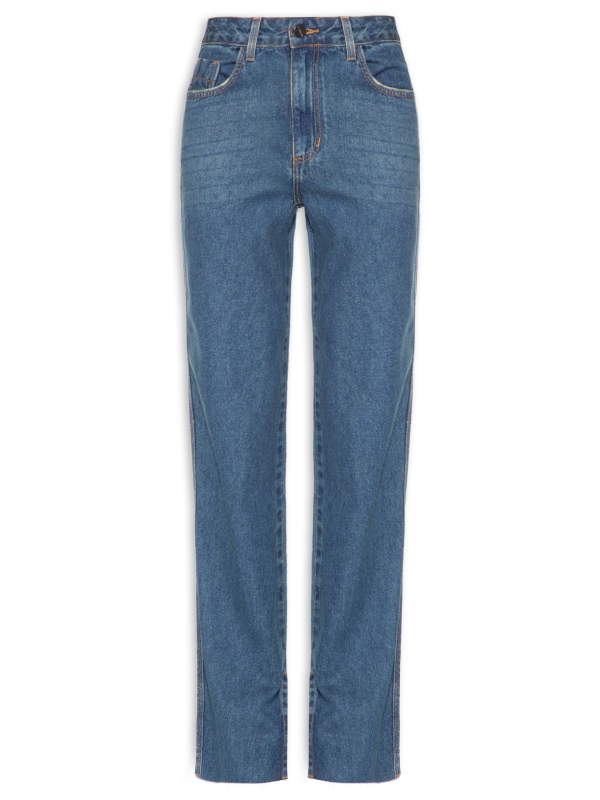 Calça Feminina Longa Reta - Azul