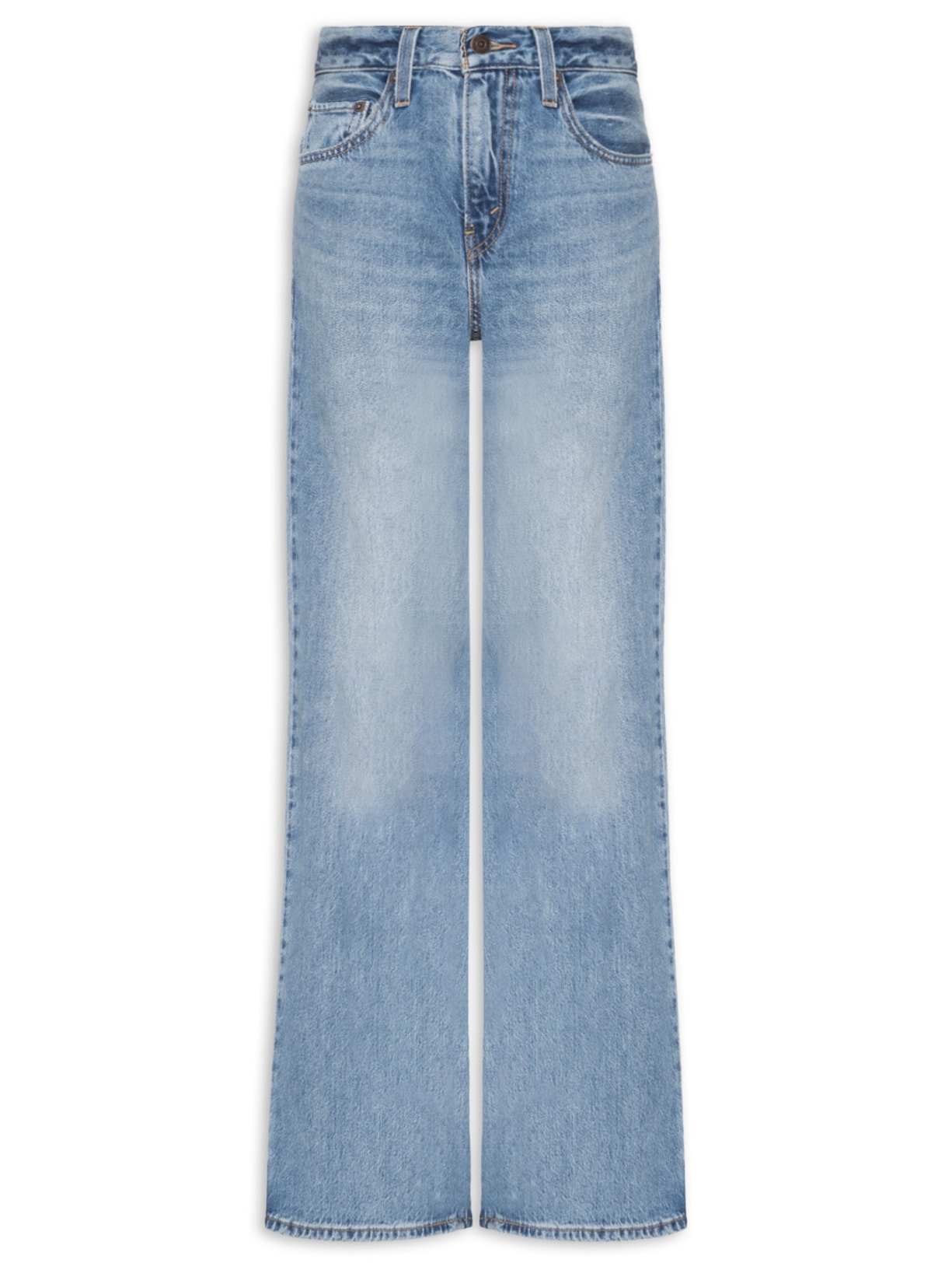 Calça Feminina Loose Boot - Azul