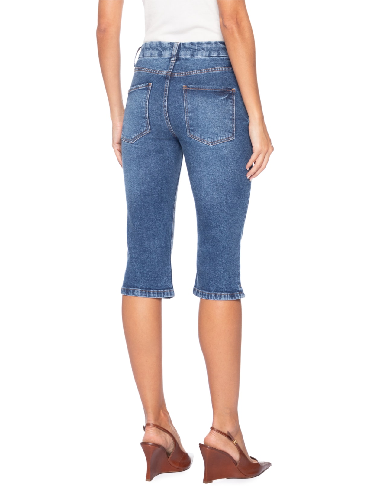 Calça Feminina Louise Azul Carol Bassi