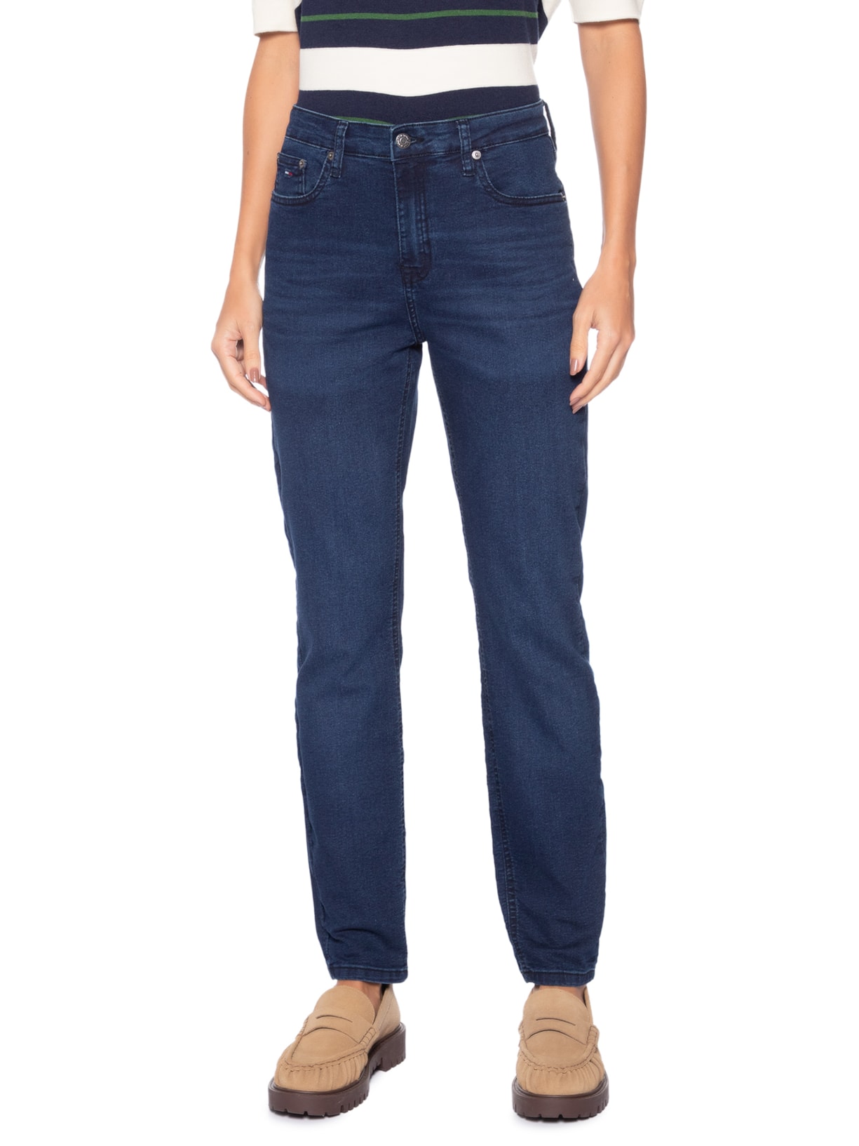 Calça Feminina Lucy Mr Slim Azul Tommy Jeans