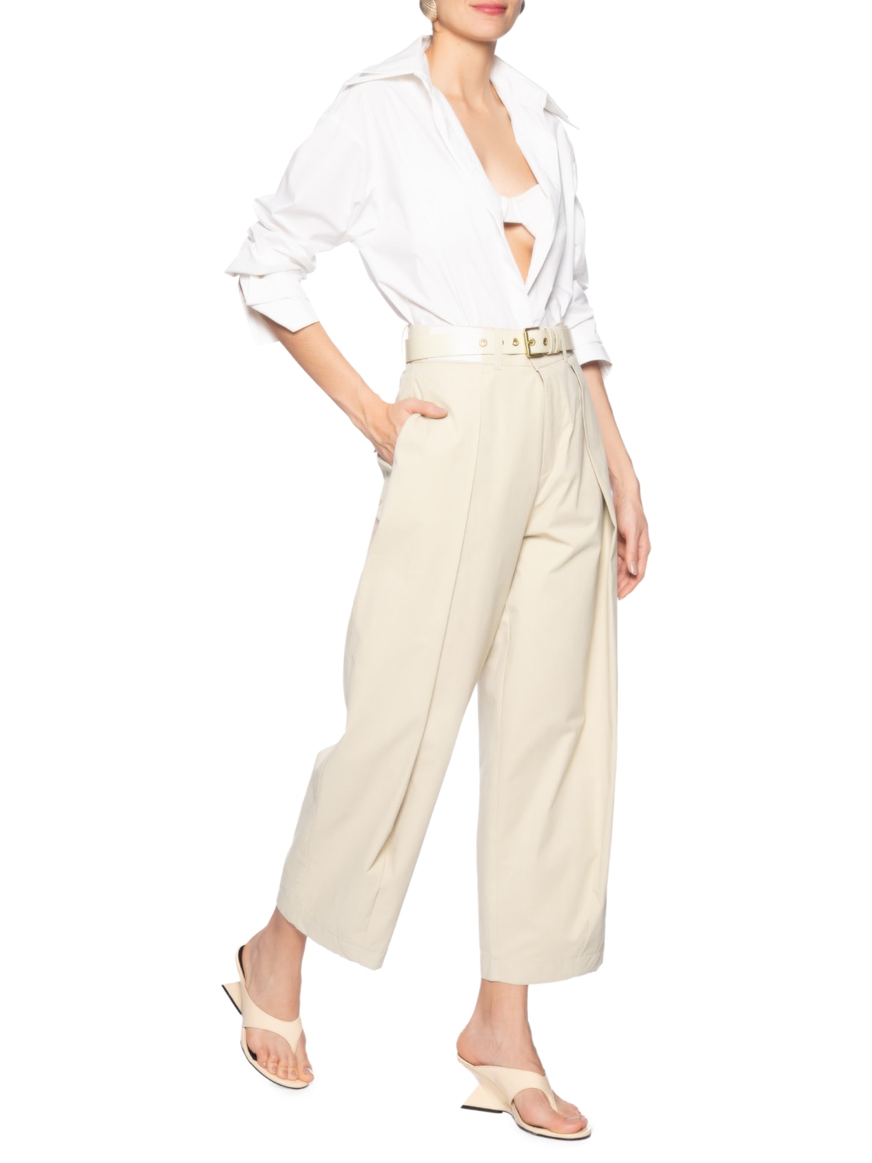 Calça Feminina Lume Off White Francesca