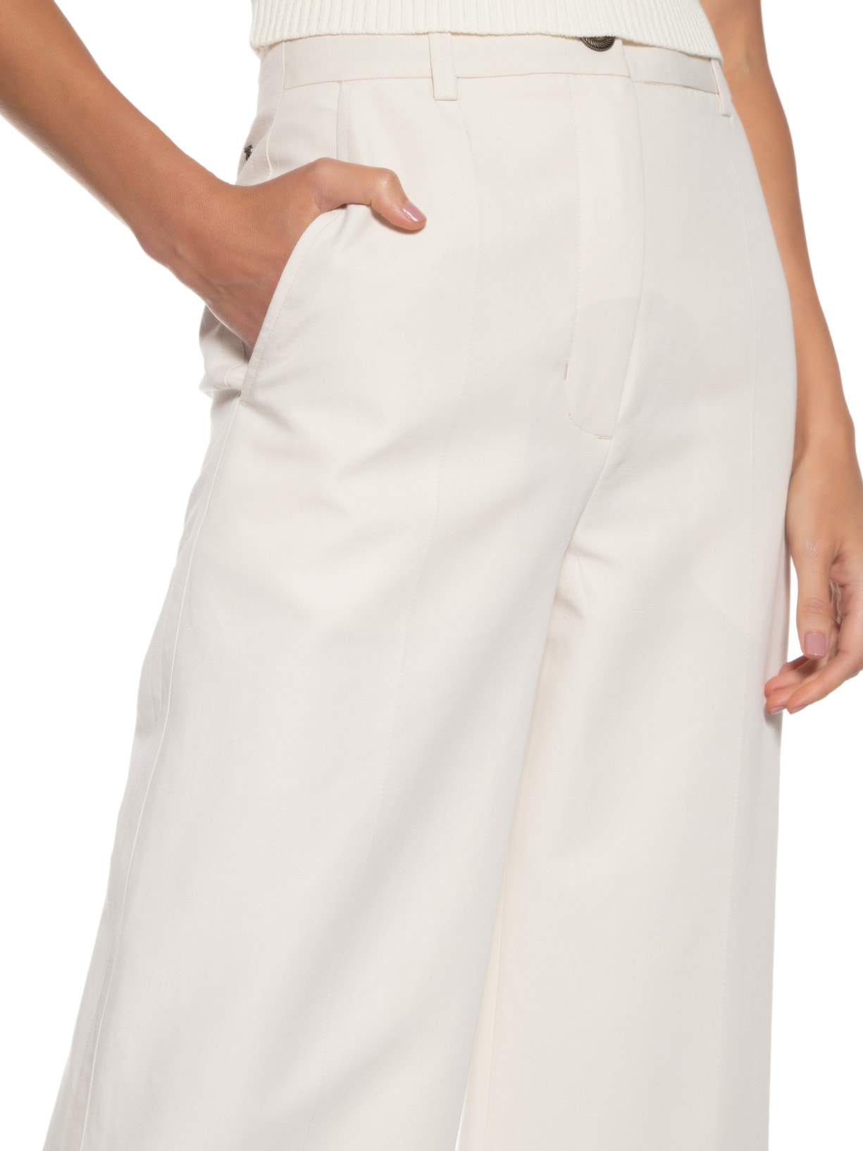 Calça  Feminina Luxemburgo Fog Off White Bo.bô