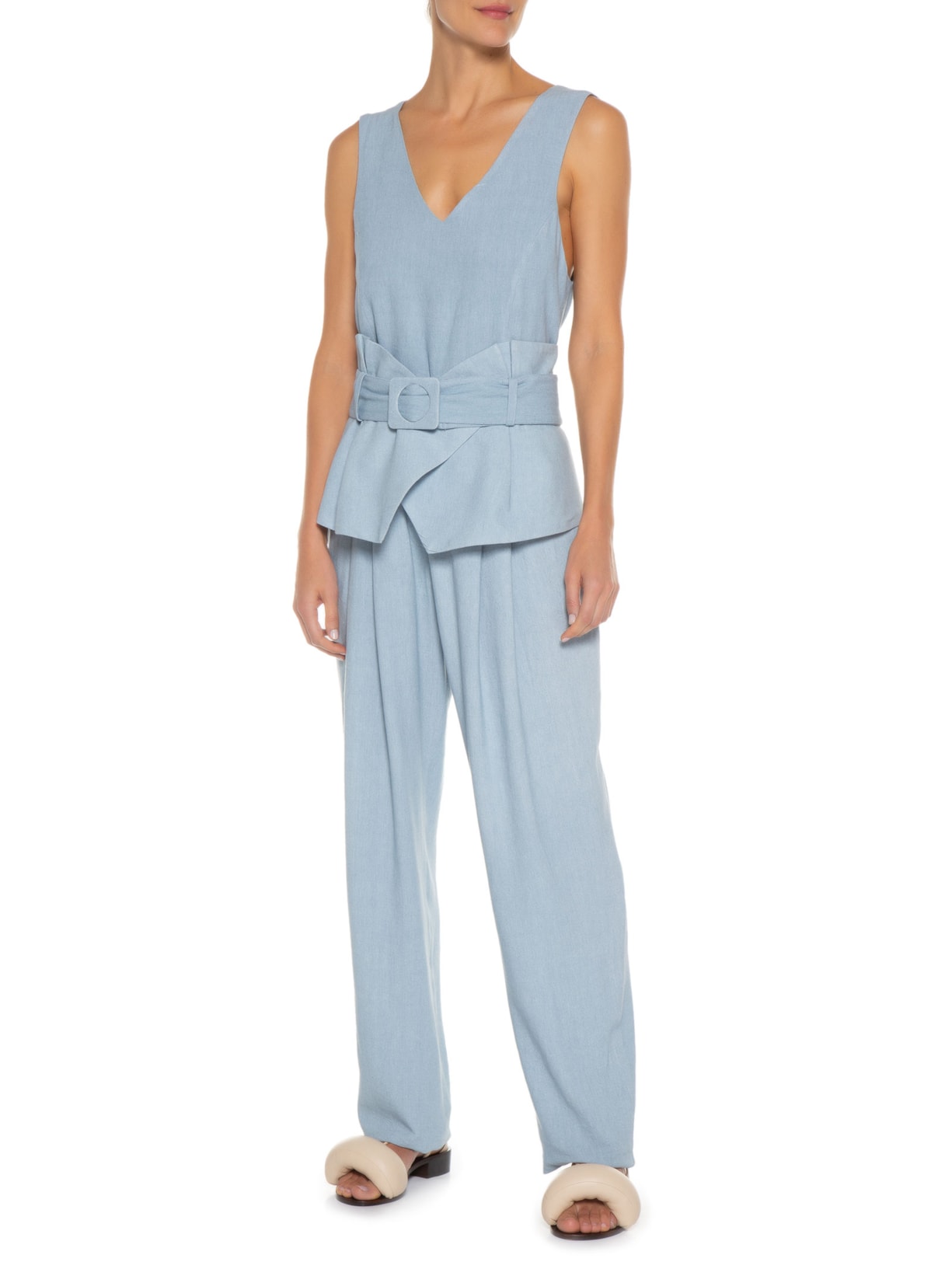 Calça Feminina Malaquita Azul A.niemeyer