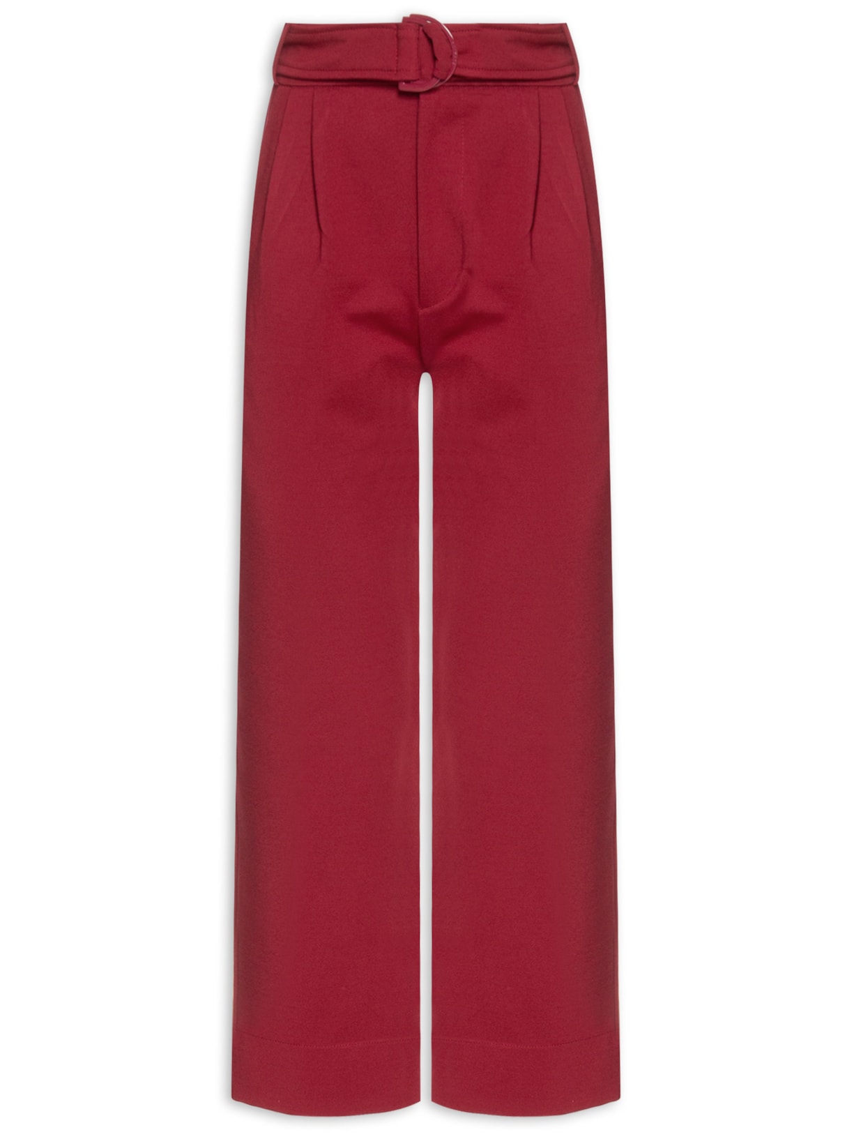 Calça Feminina Malha Cós Baixo - Vermelho