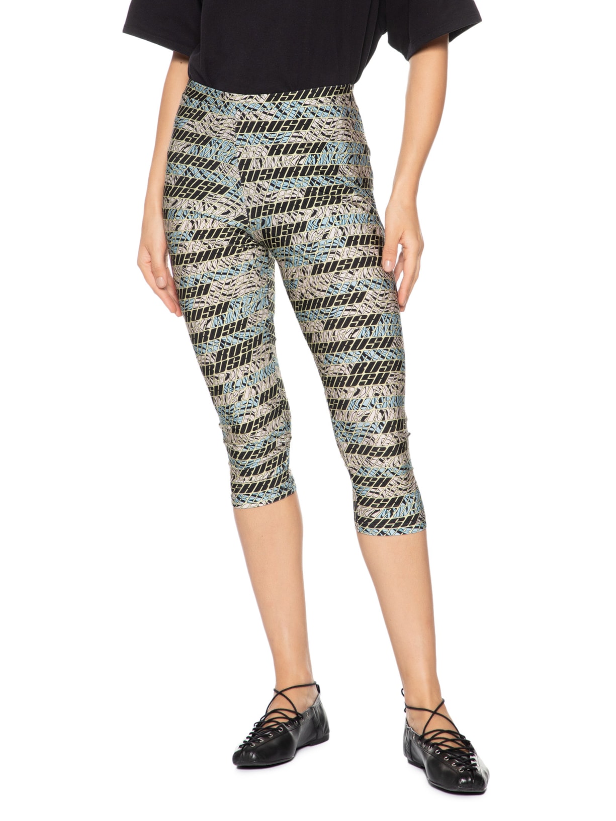 Calça Feminina Malha Rush Selena Azul Nk