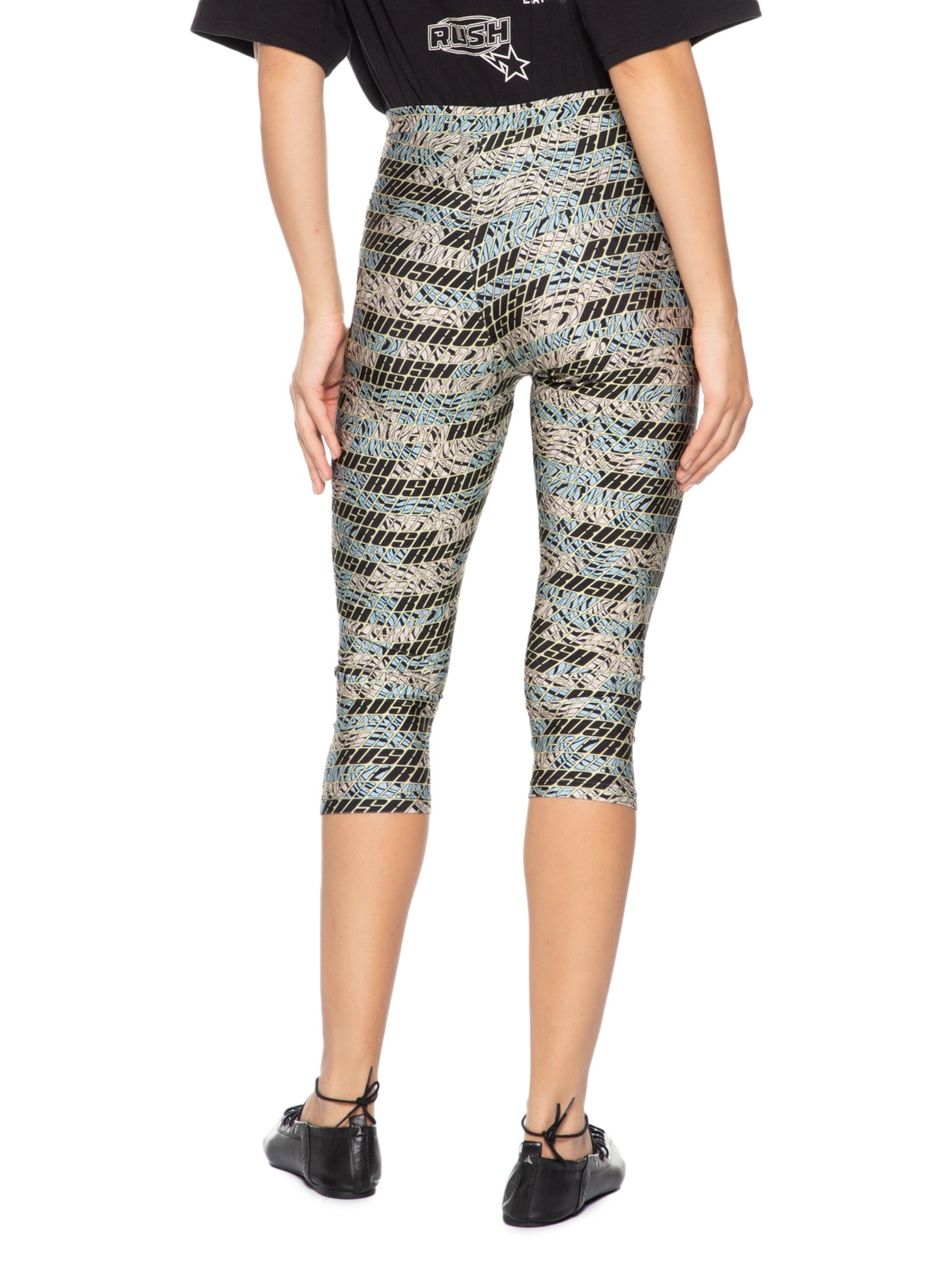 Calça Feminina Malha Rush Selena Azul Nk