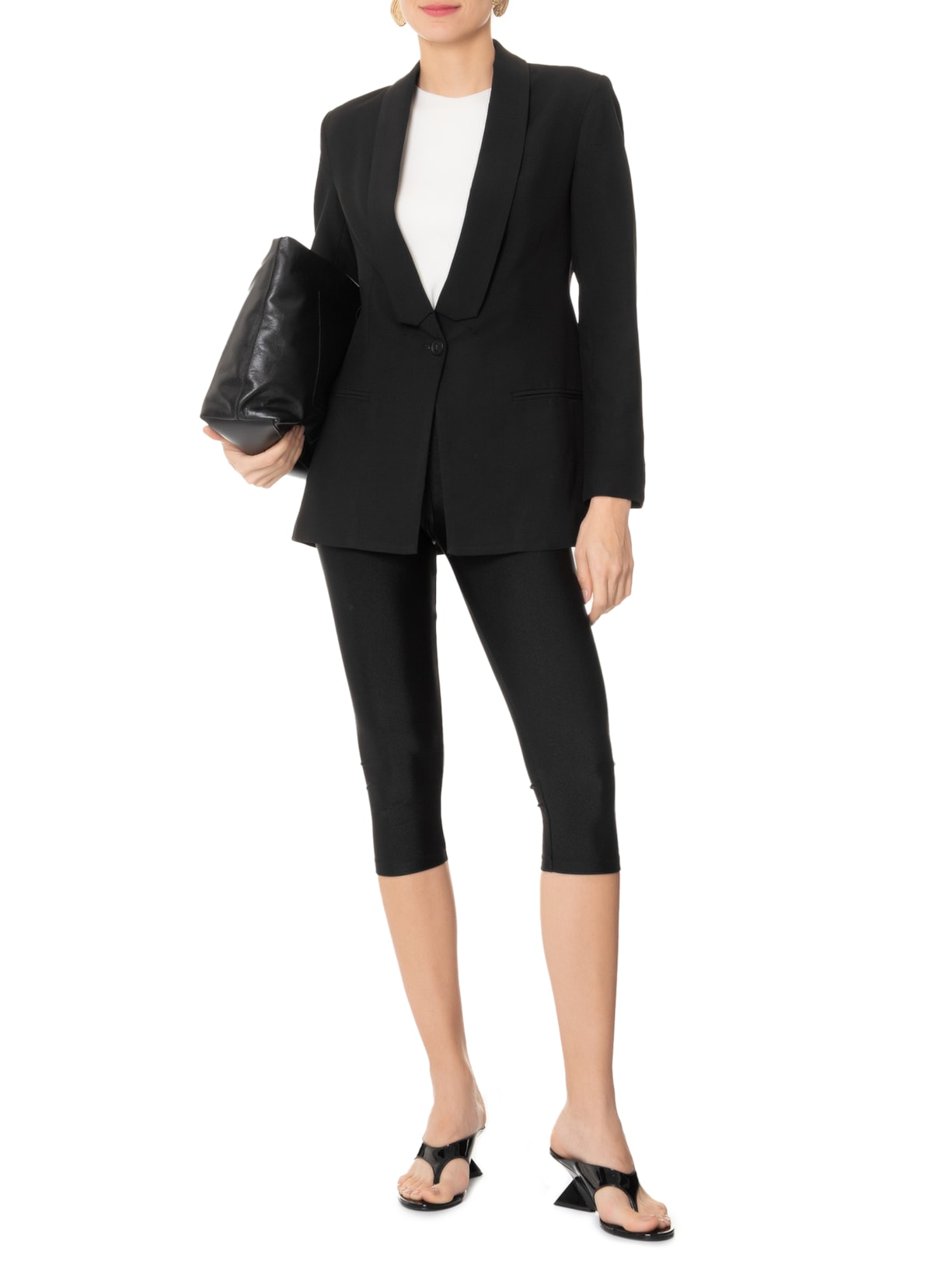 Calça Feminina Malha Taci Preto Nk