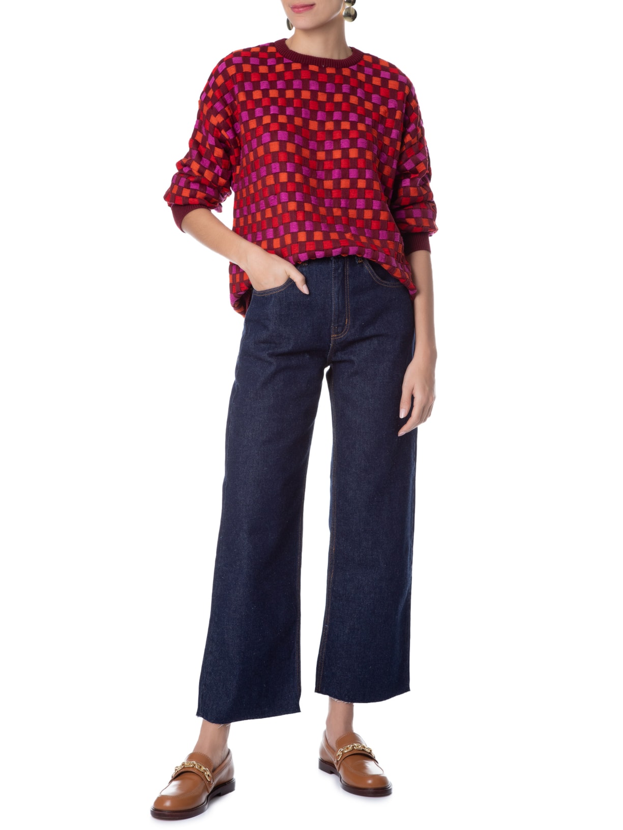 Calça Feminina Malu Azul Twenty Four Seven