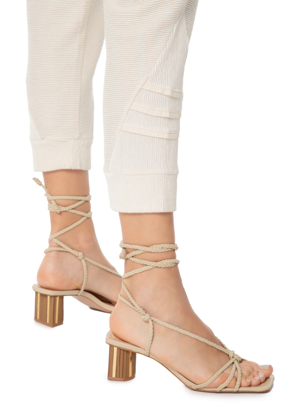 Calça Feminina Malu Bege Le Lis