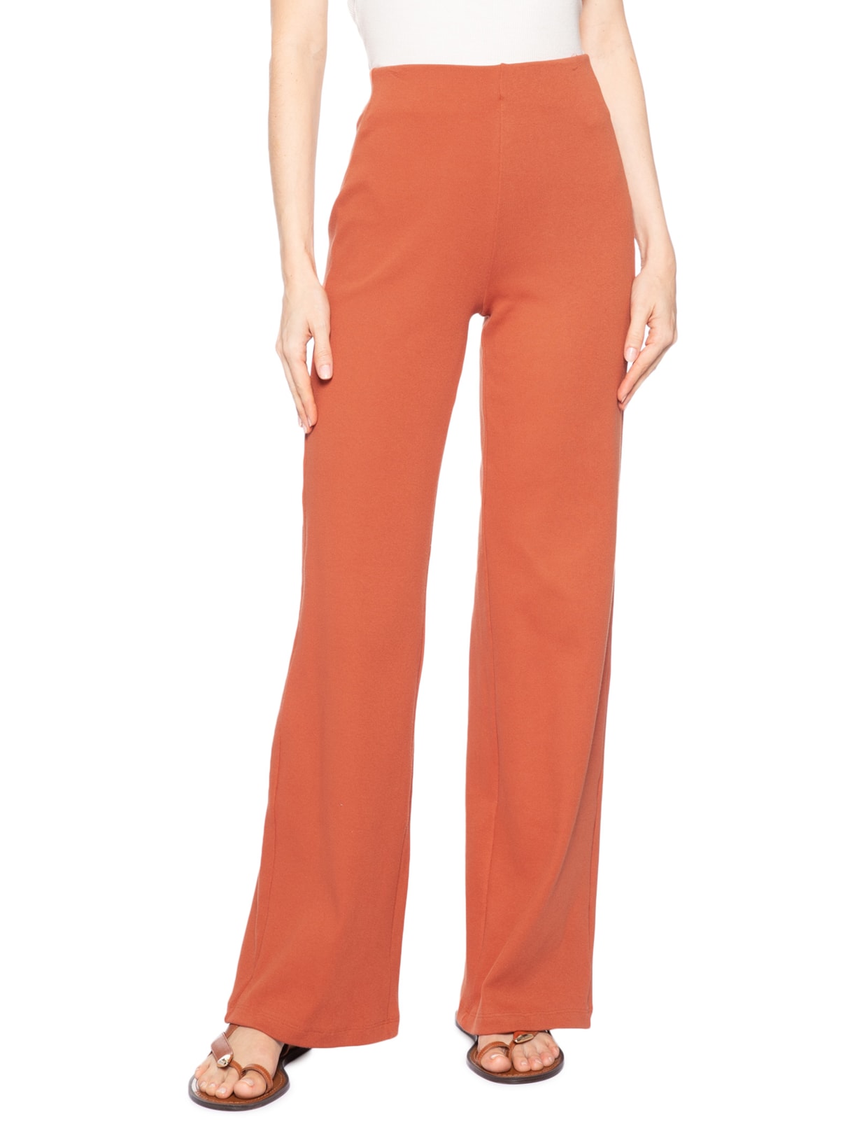 Calça Feminina Manai Laranja Animale Jeans