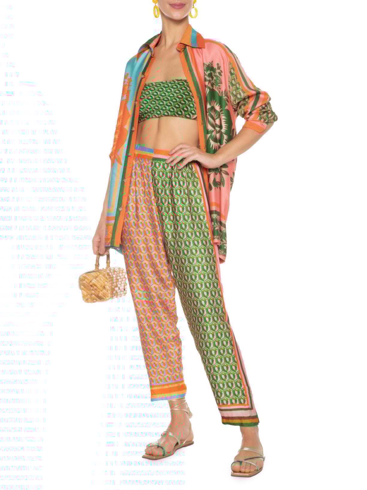 Calça Feminina Mania De Caju Azul Farm