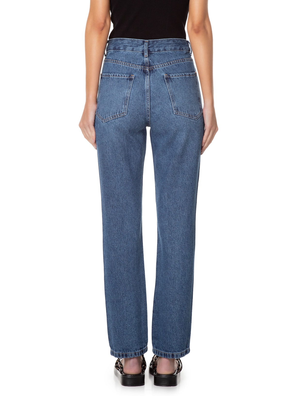 Calça Feminina Manon Azul Carol Bassi