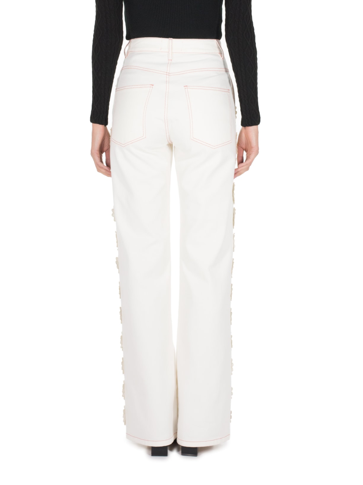 Calça Feminina Margarita Off White Julia Tiberio Collection