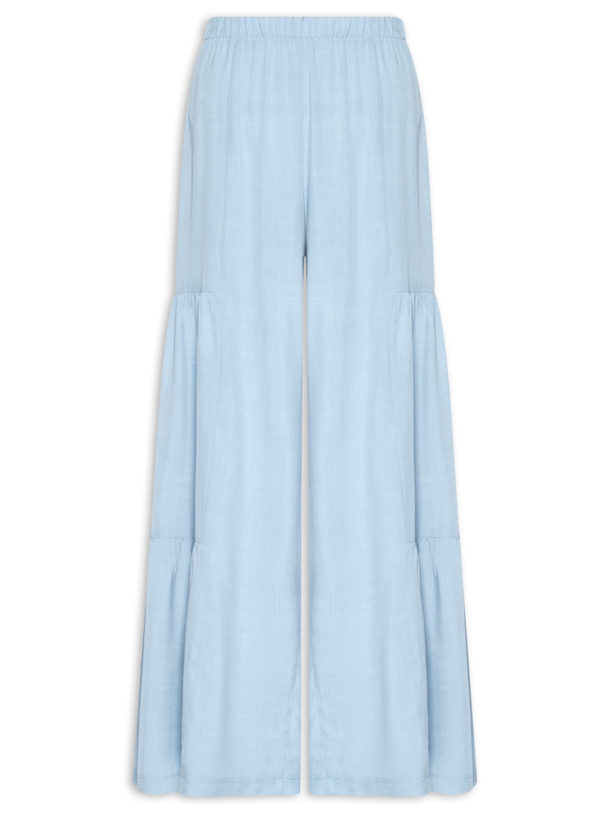 Calça Feminina Marias Pantacourt Azul Basiq