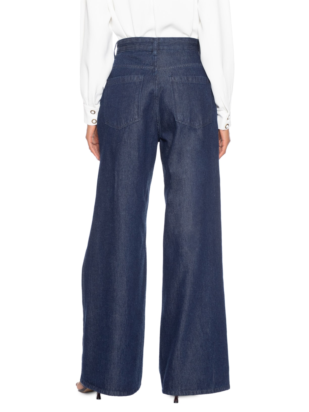 Calça Feminina Marina Azul Carol Bassi