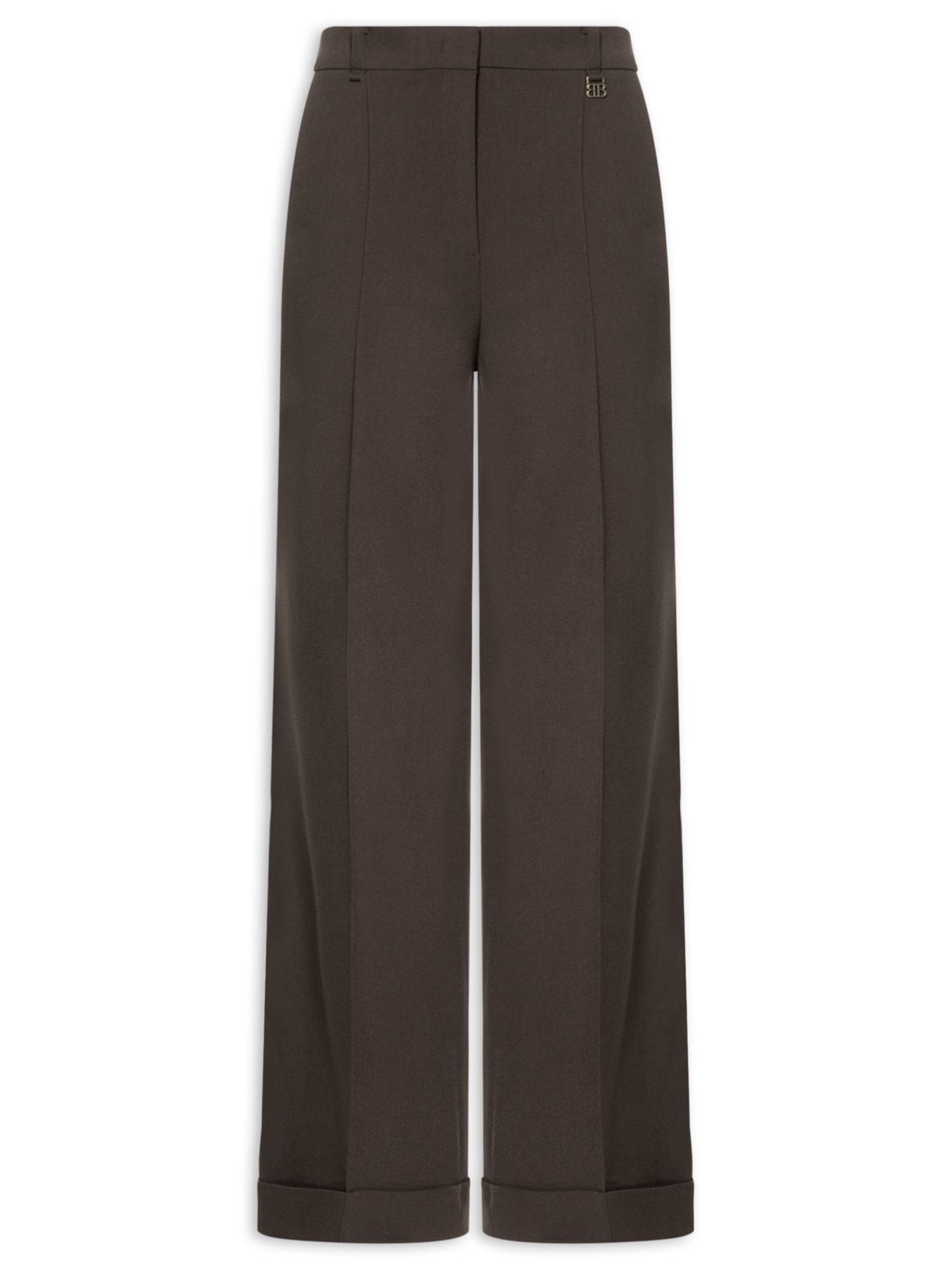 Calça Feminina Mayfair Twill Marrom Bo.bô