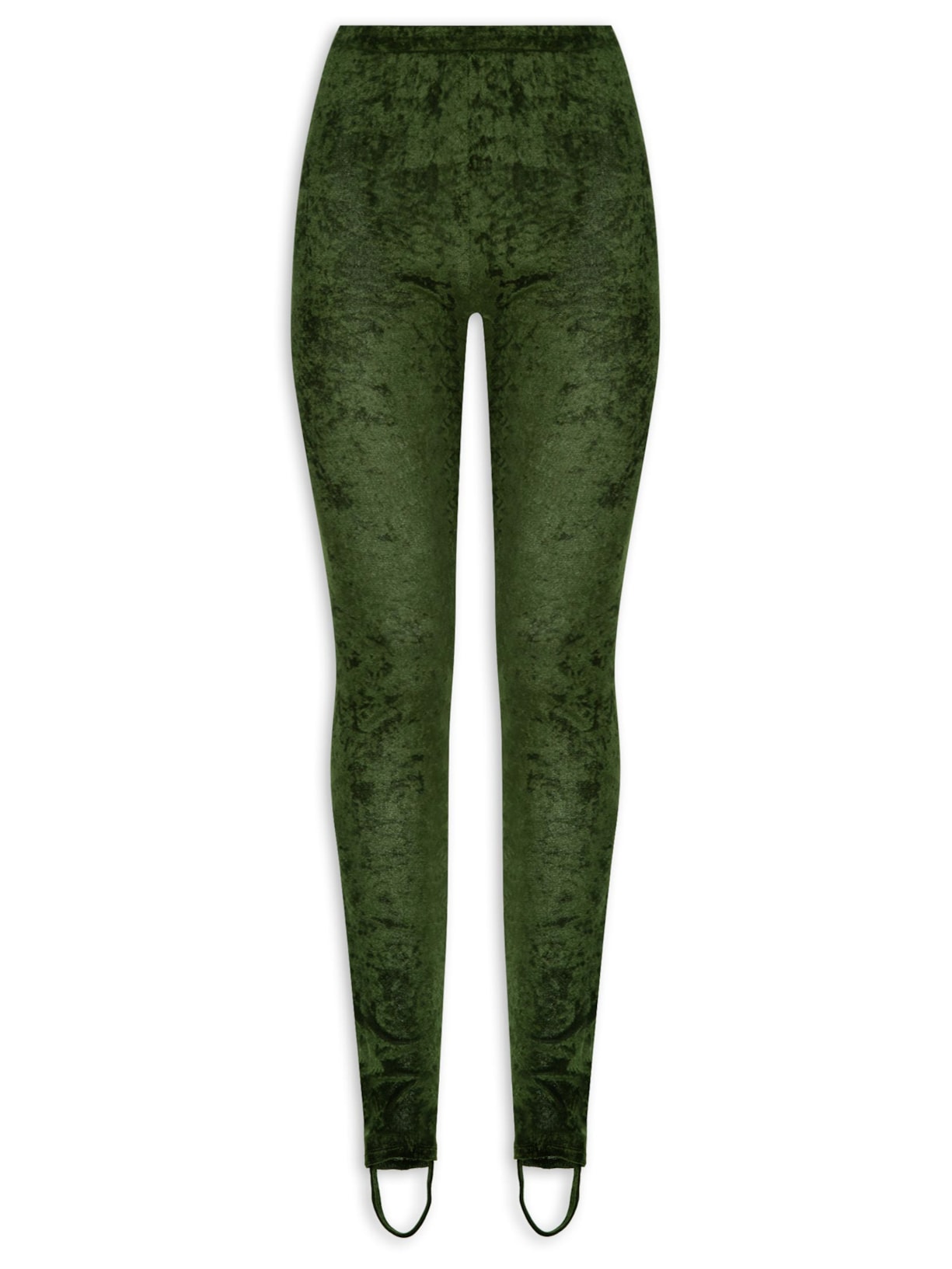 Calça Feminina Meia Legging Verde Reinaldo Lourenço