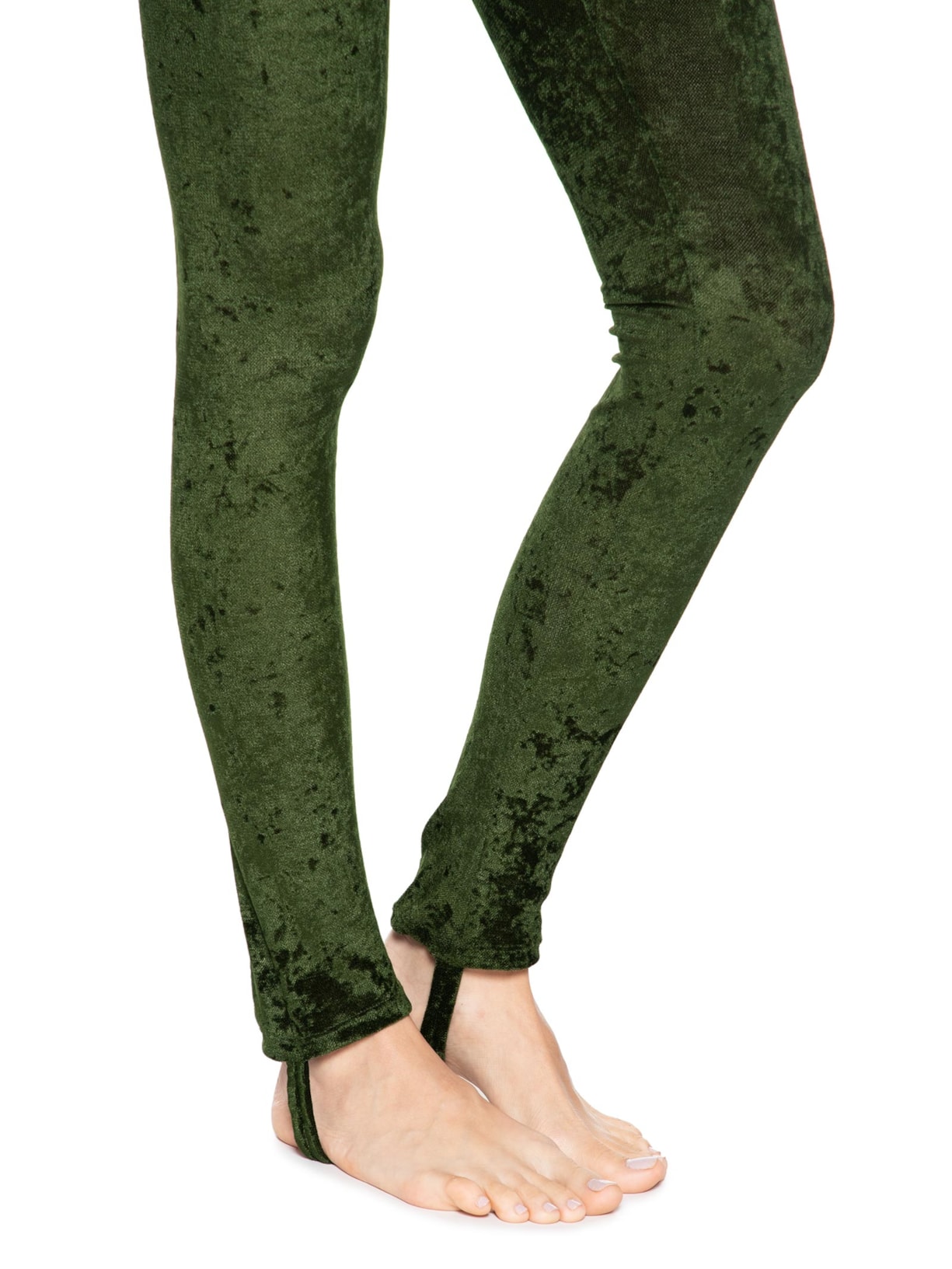 Calça Feminina Meia Legging Verde Reinaldo Lourenço