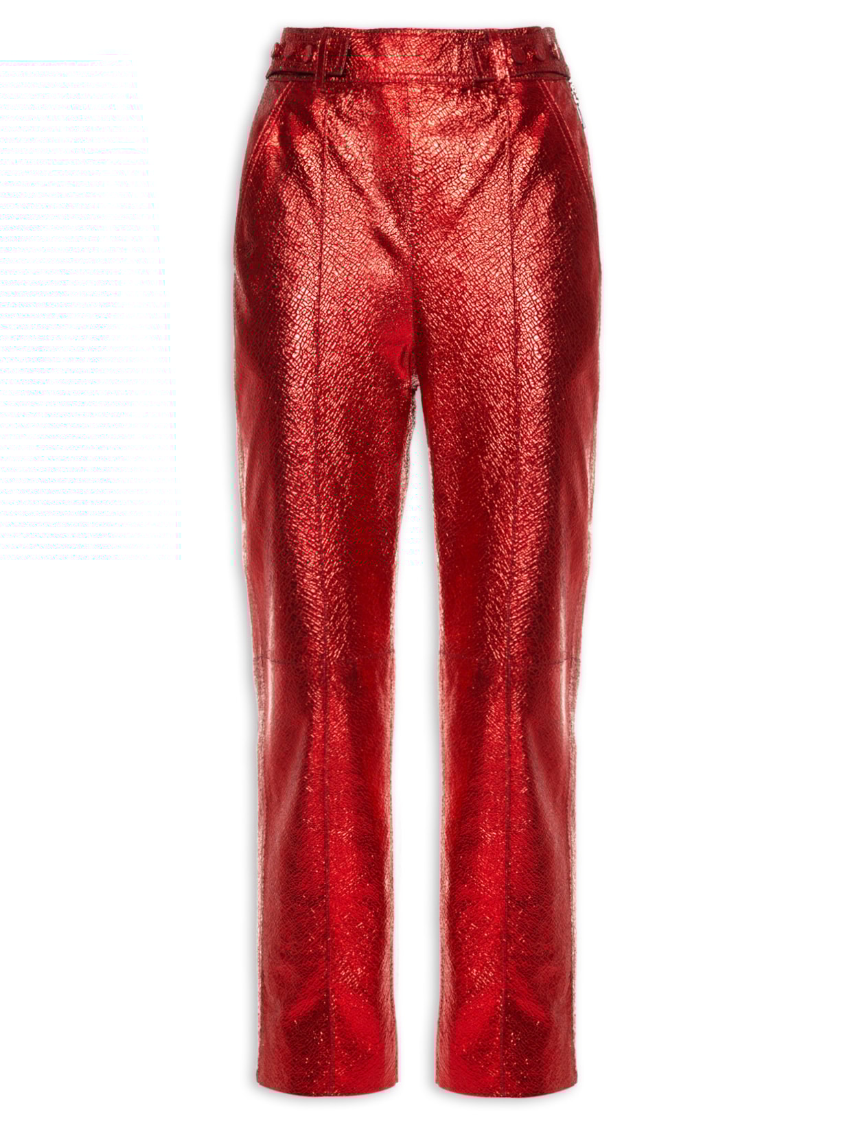 Calça Feminina Mestiço Craquelado Mel - Vermelho