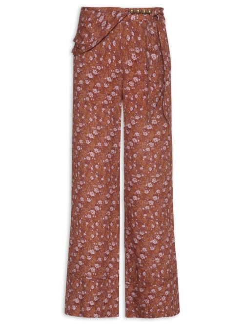Calça Feminina Metais Estampa Roses - Rosa
