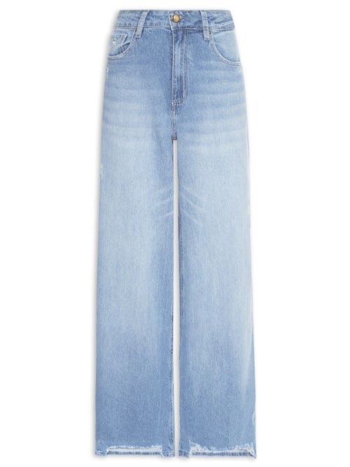 Calça Feminina Milan Destroyed Soft - Azul