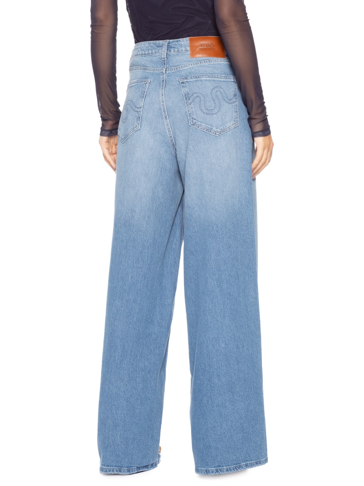 Calça Feminina Milan Destroyed Soft Azul Bo.bô