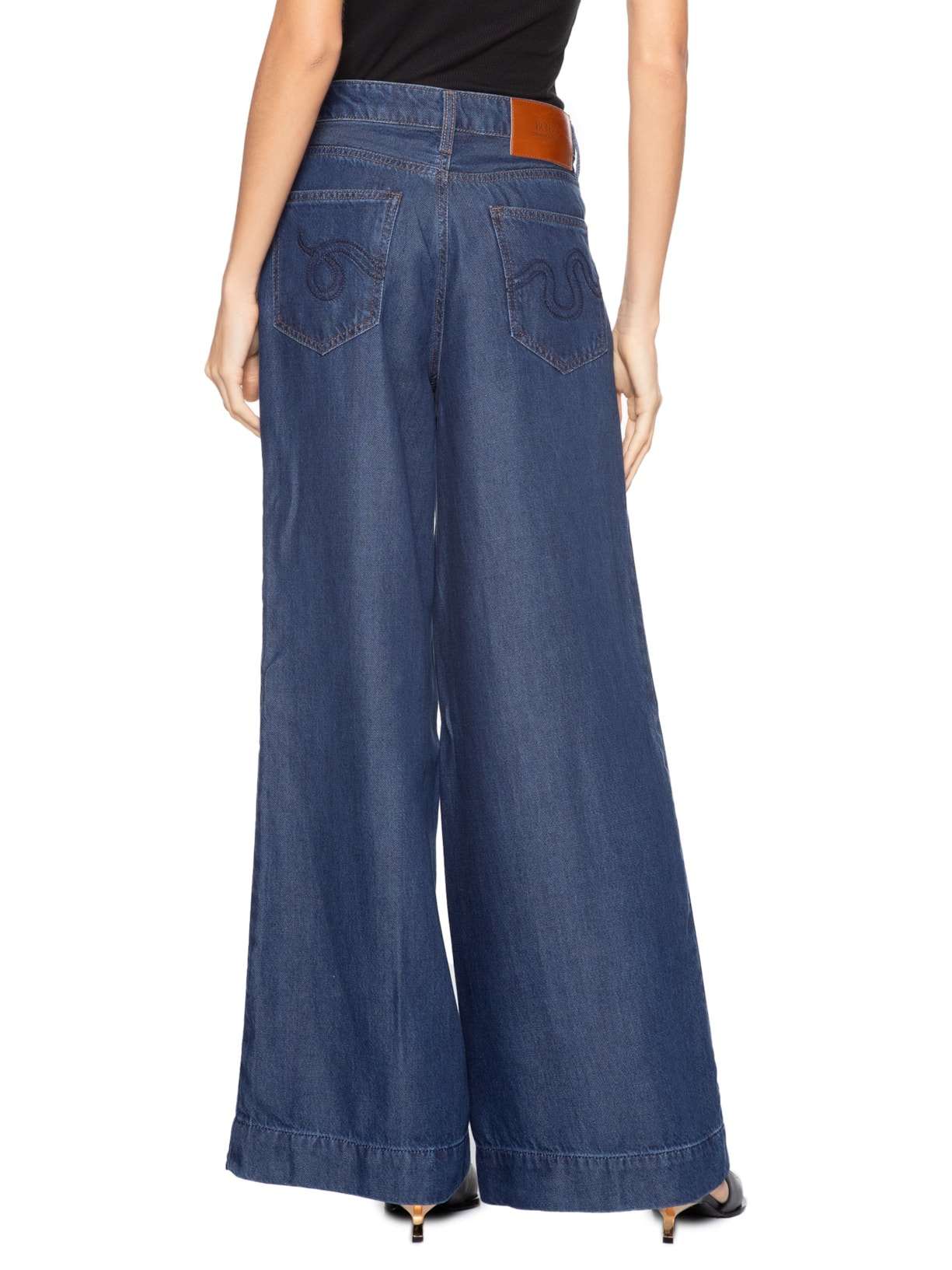 Calça Feminina Milan Fluity Denim Azul Bo.bô