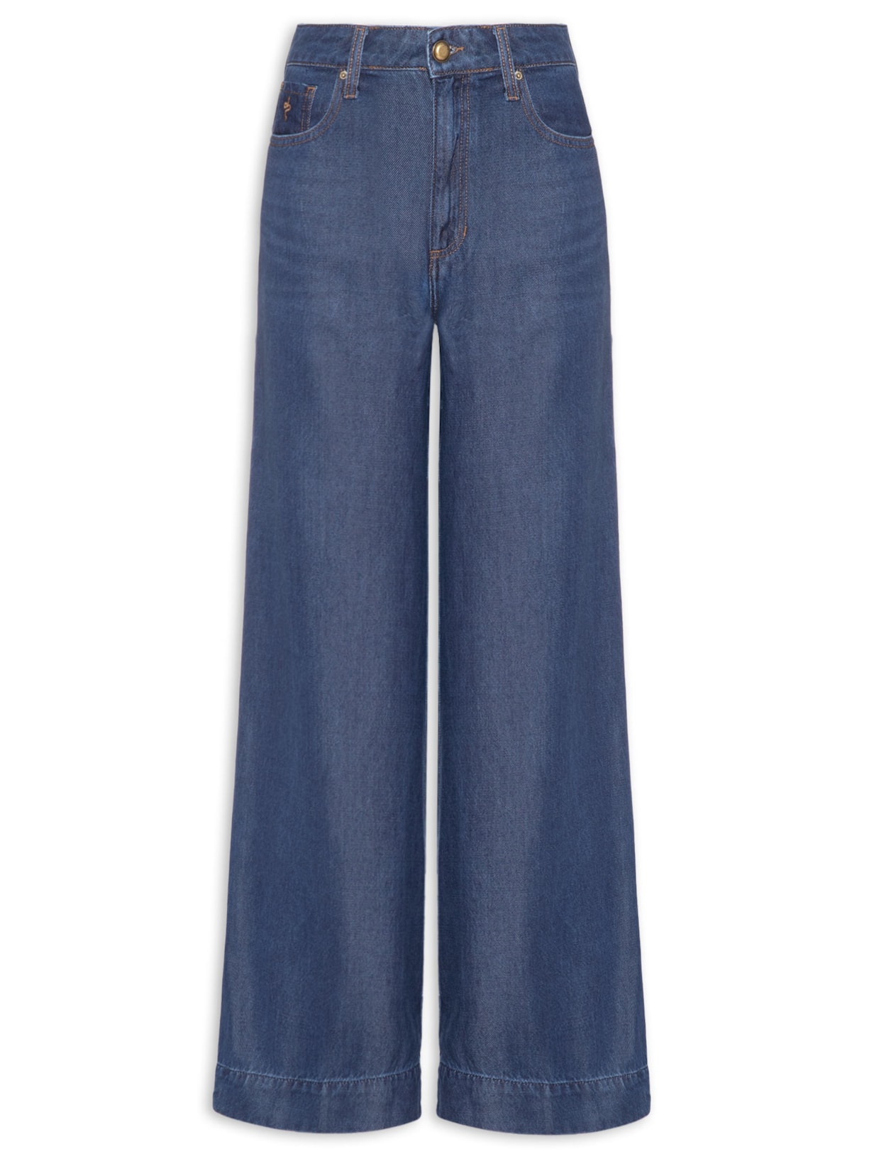 Calça Feminina Milan Fluity Denim Azul Bo.bô