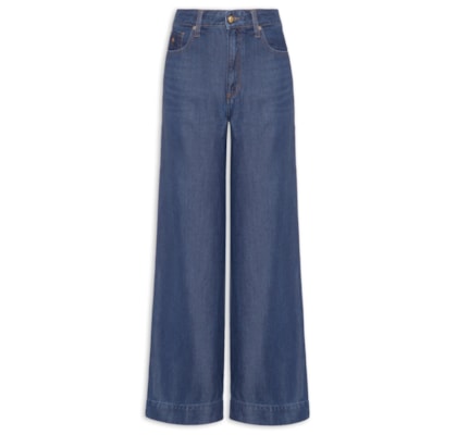 Calça Feminina Milan Fluity Denim - Azul