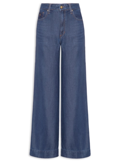 Calça Feminina Milan Fluity Denim - Azul