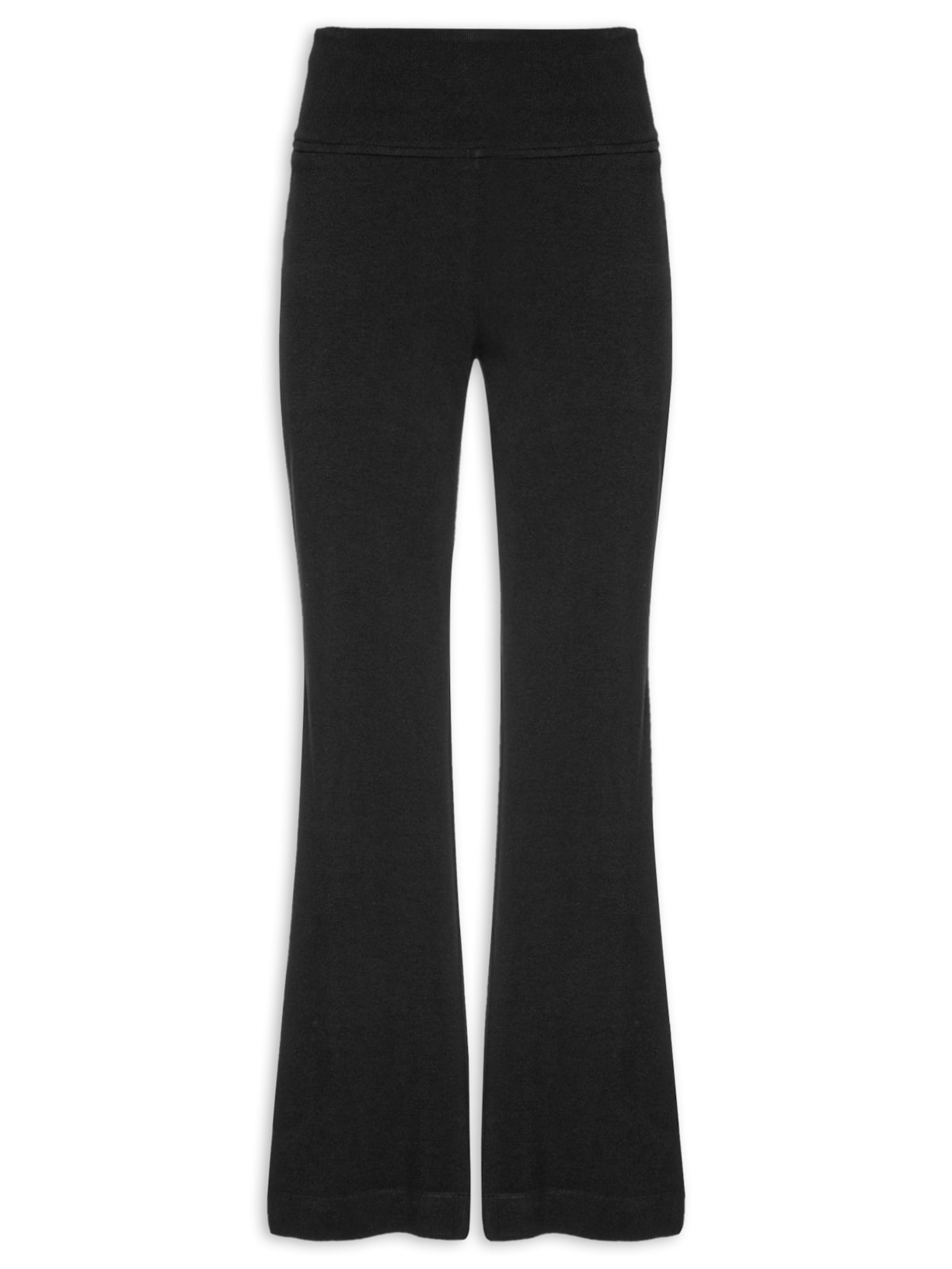 Calça Feminina Mini Flare - Preto