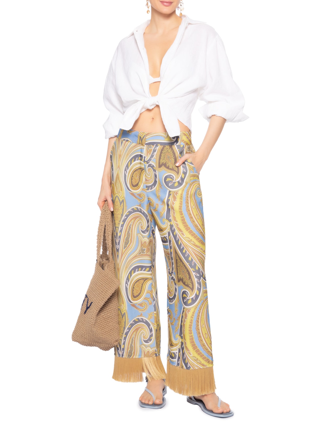 Calça Feminina Mit Azul Shop2gether + Tissé