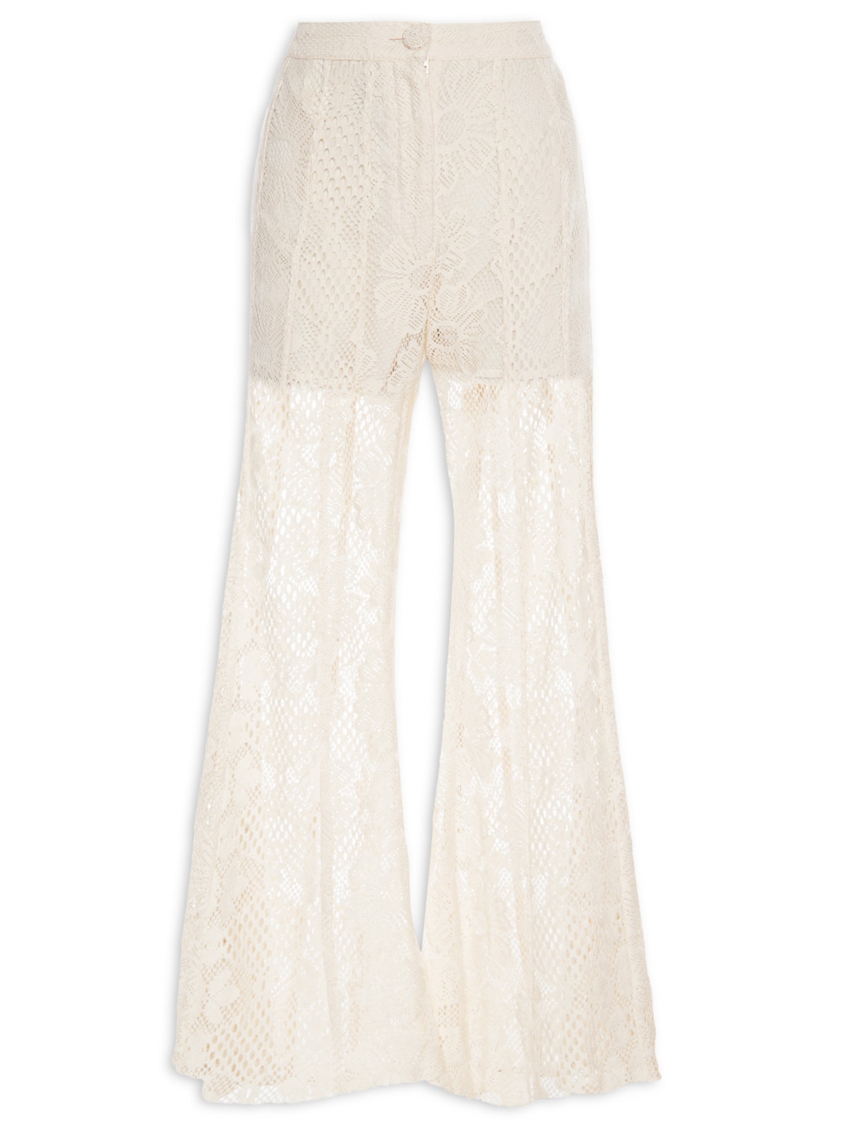 Calça Feminina Mix Renda Doce Sonho - Bege