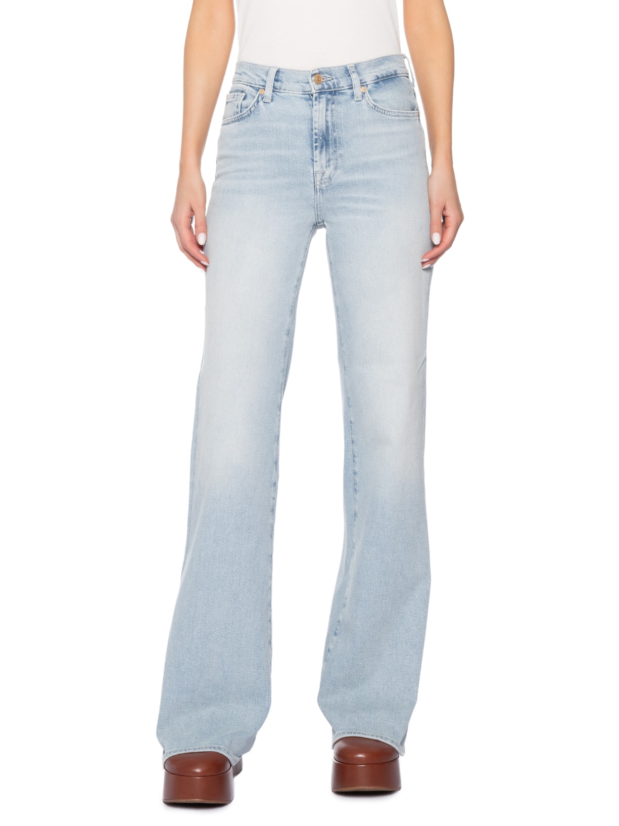 Calça Feminina Modern Dojo Frozen Azul 7 For All Mankind