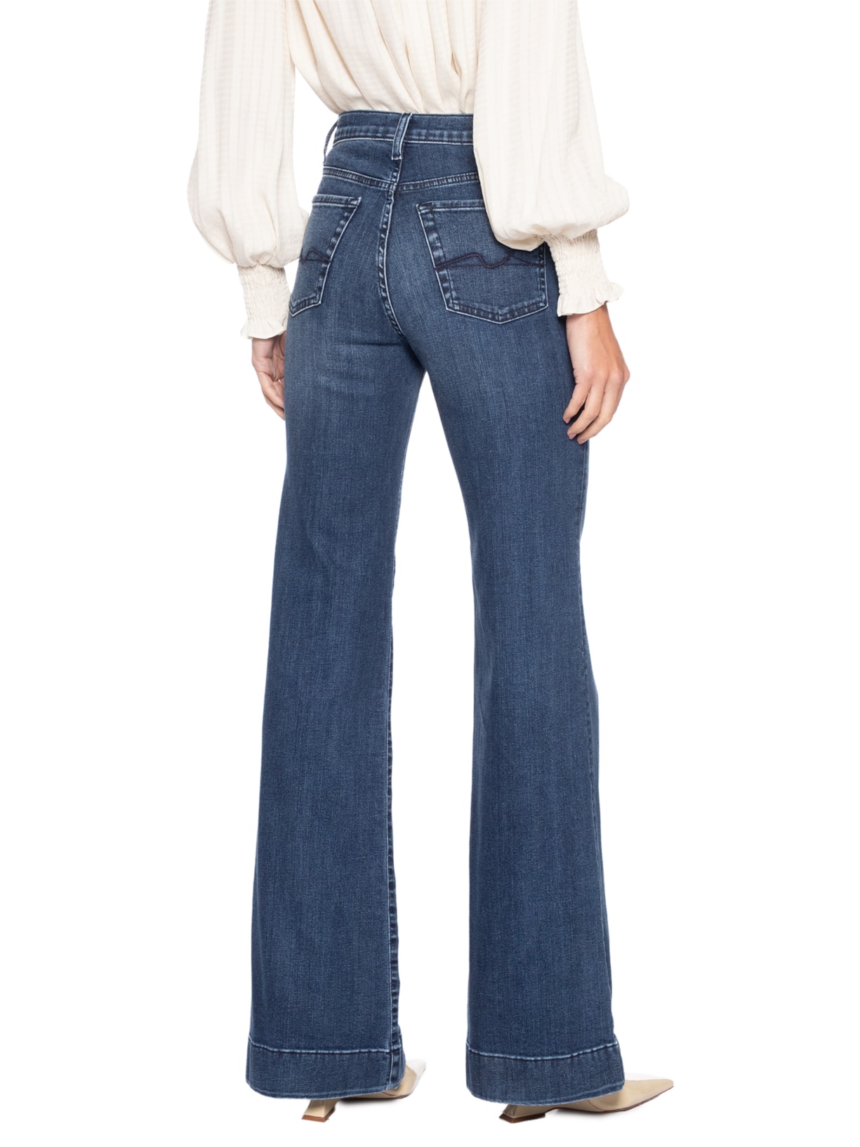 Calça Feminina Modern Dojo Soho Dark Azul 7 For All Mankind