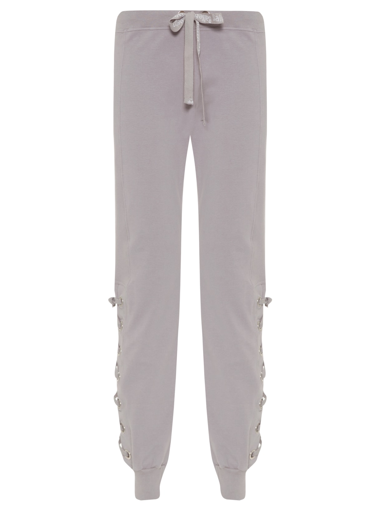 Calça Feminina Moletom Ilhós - Cinza