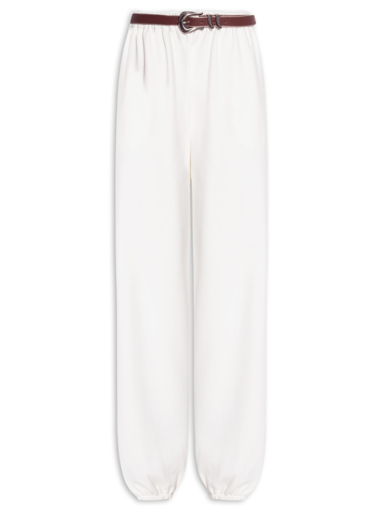 Calça Feminina Moletom Tony Off White Paula Raia