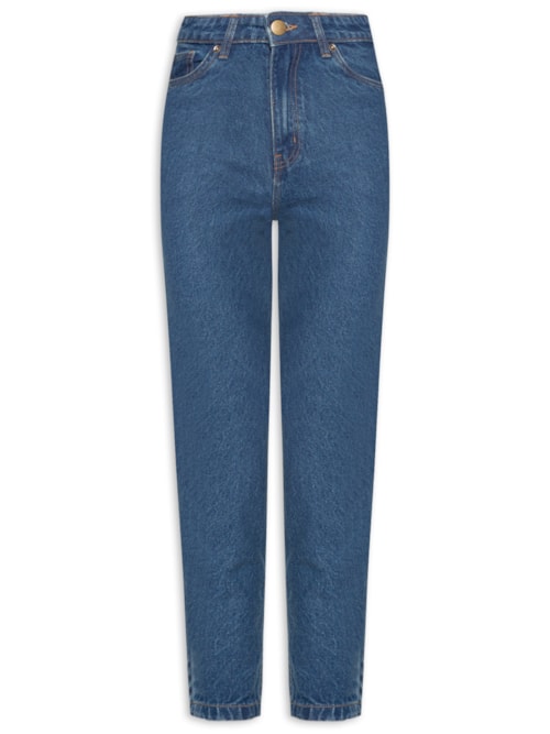 Calça Feminina Mom Jeans - Azul