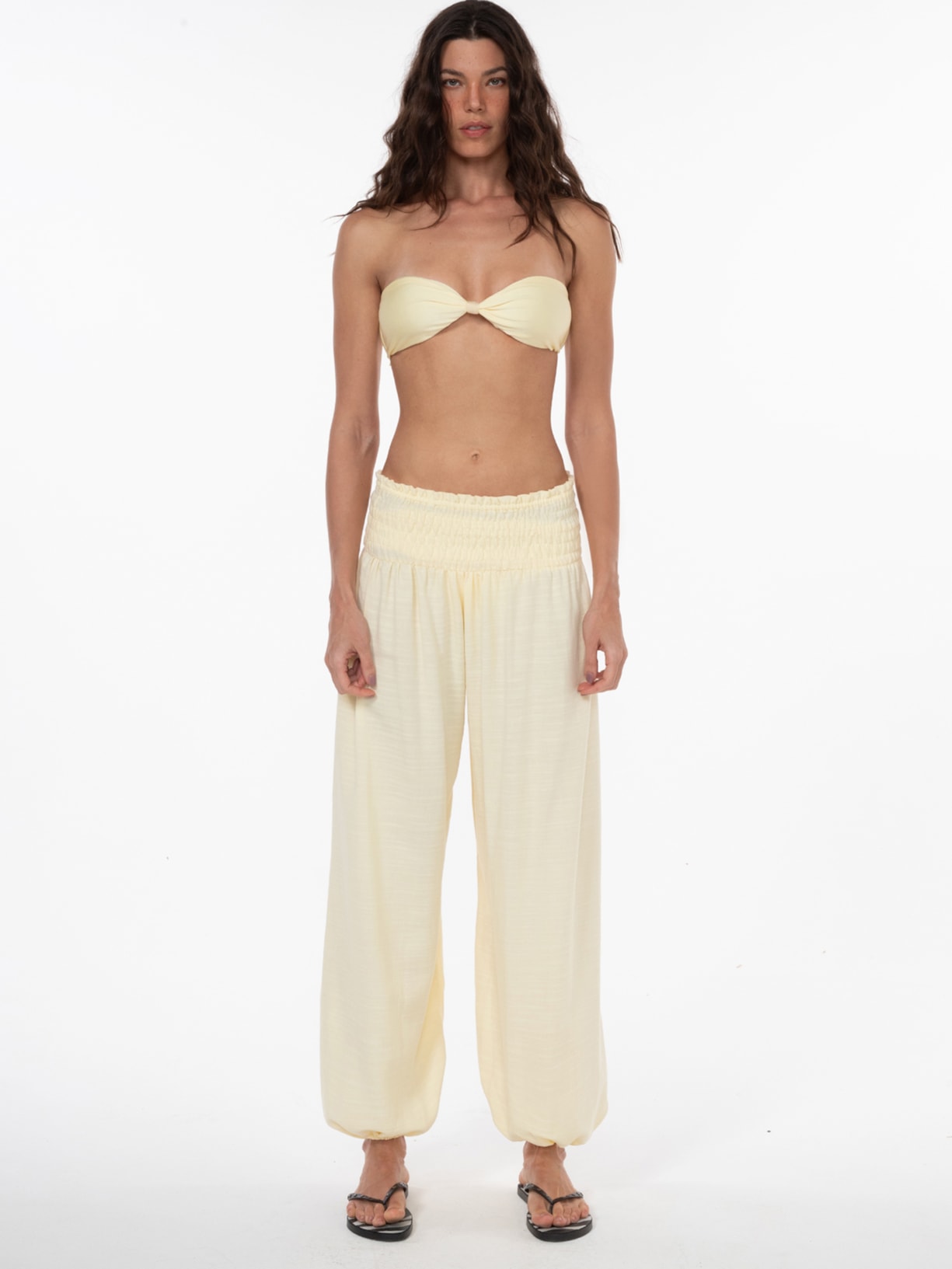 Calça Feminina Monica Amarelo Triya