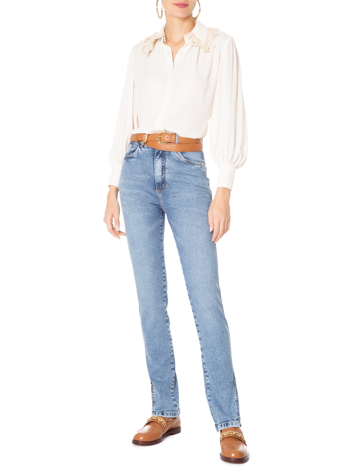 Calça Feminina Mônica Azul Iorane