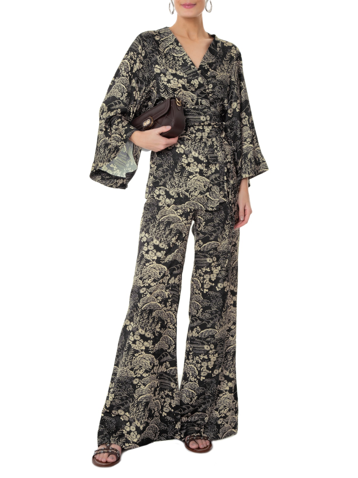 Calça Feminina Nascente Preto Maria Filó