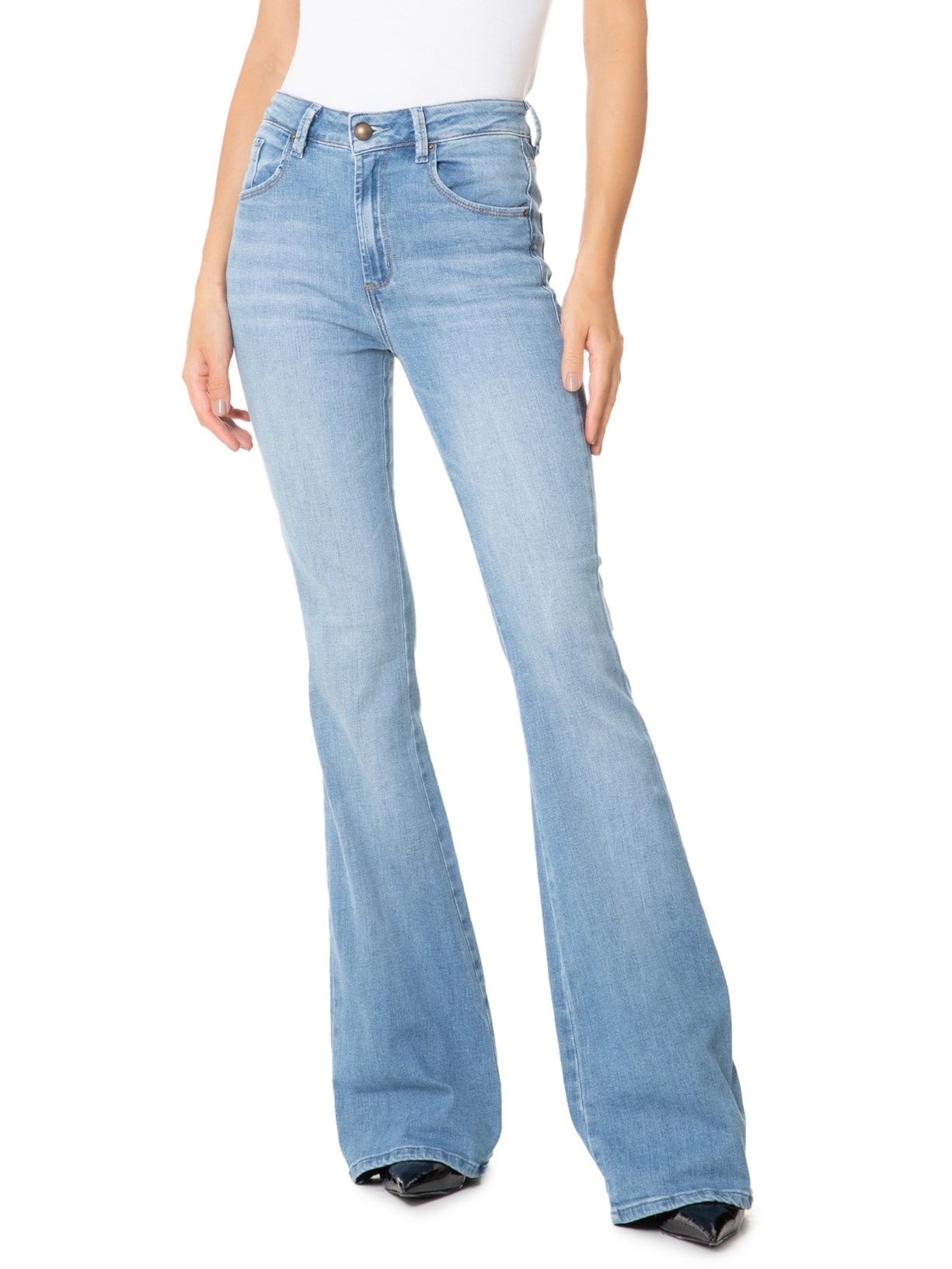 Calça Feminina New Aubrey Sky Azul Bo.bô