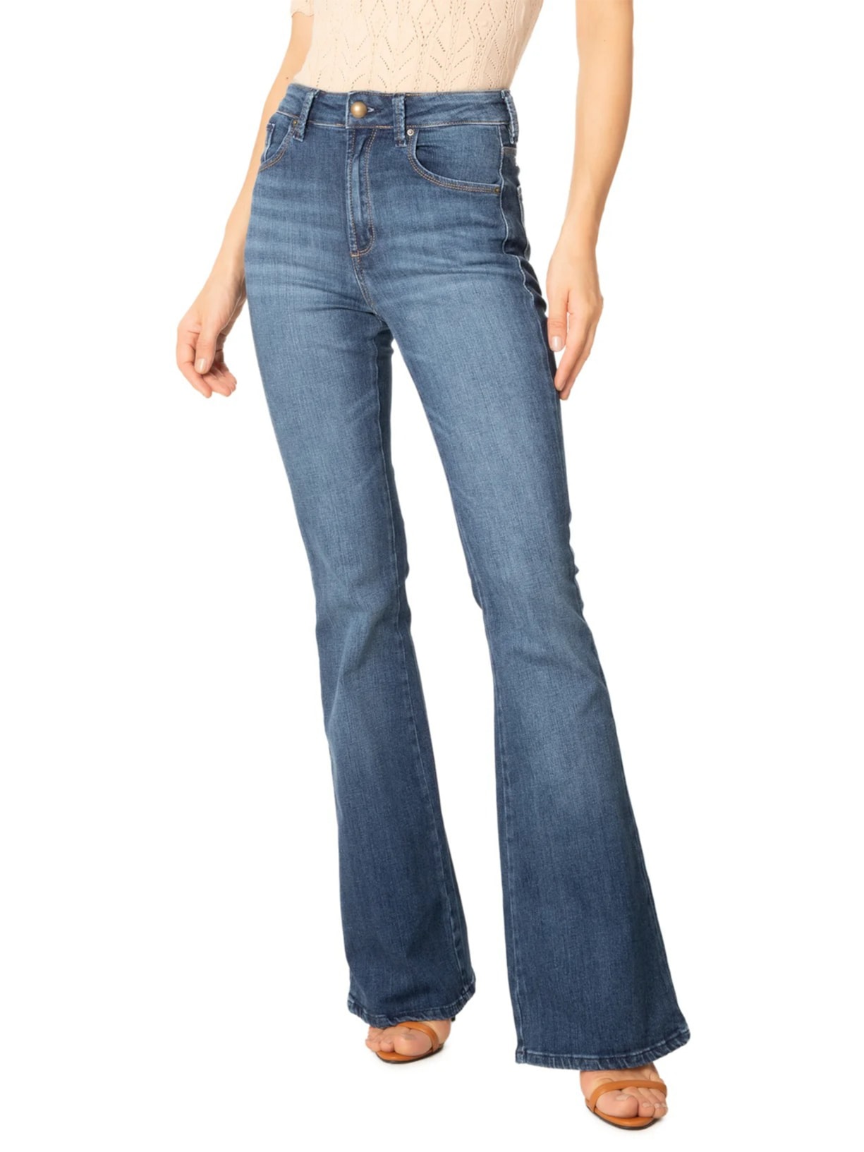 Calça Feminina New Aubrey Used Azul Bo.bô