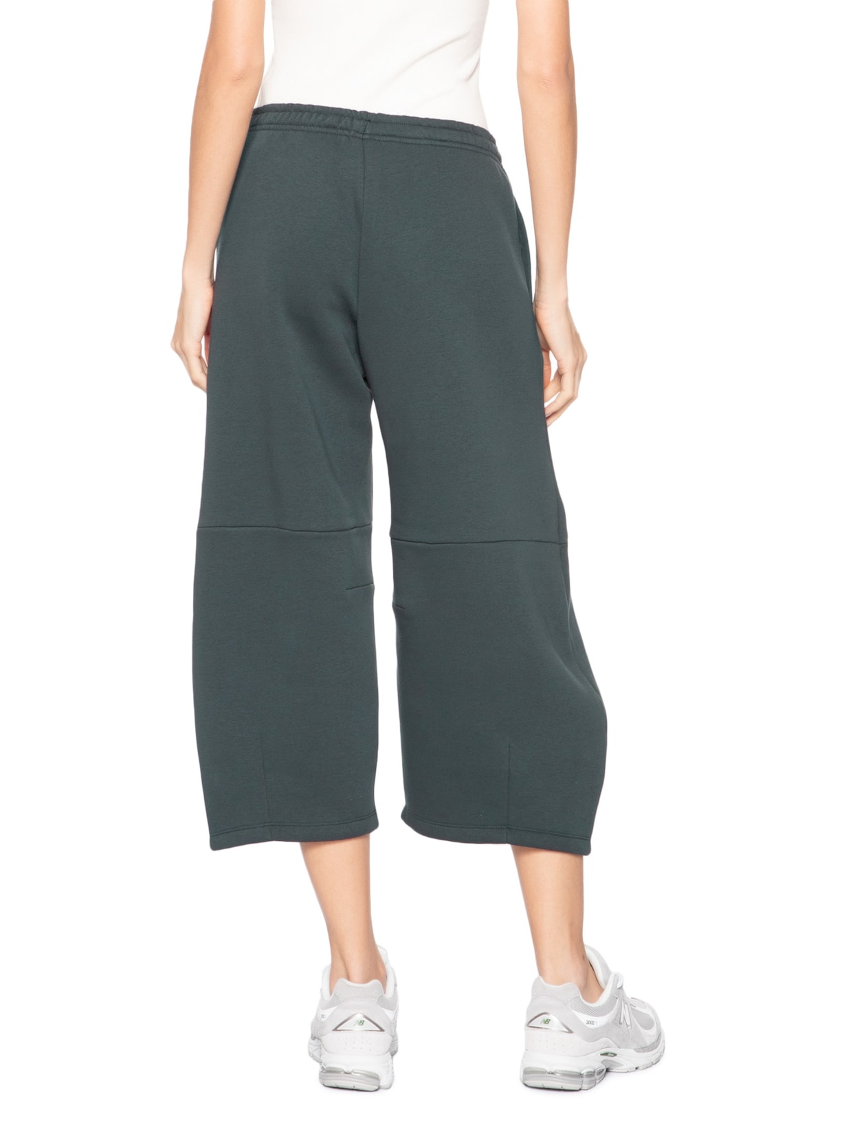 Calça Feminina Nsw Phnx Fleece Loose Md Barrel Preto Nike