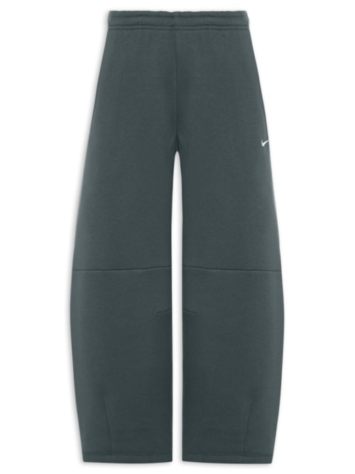 Calça Feminina Nsw Phnx Fleece Loose Md Barrel - Preto