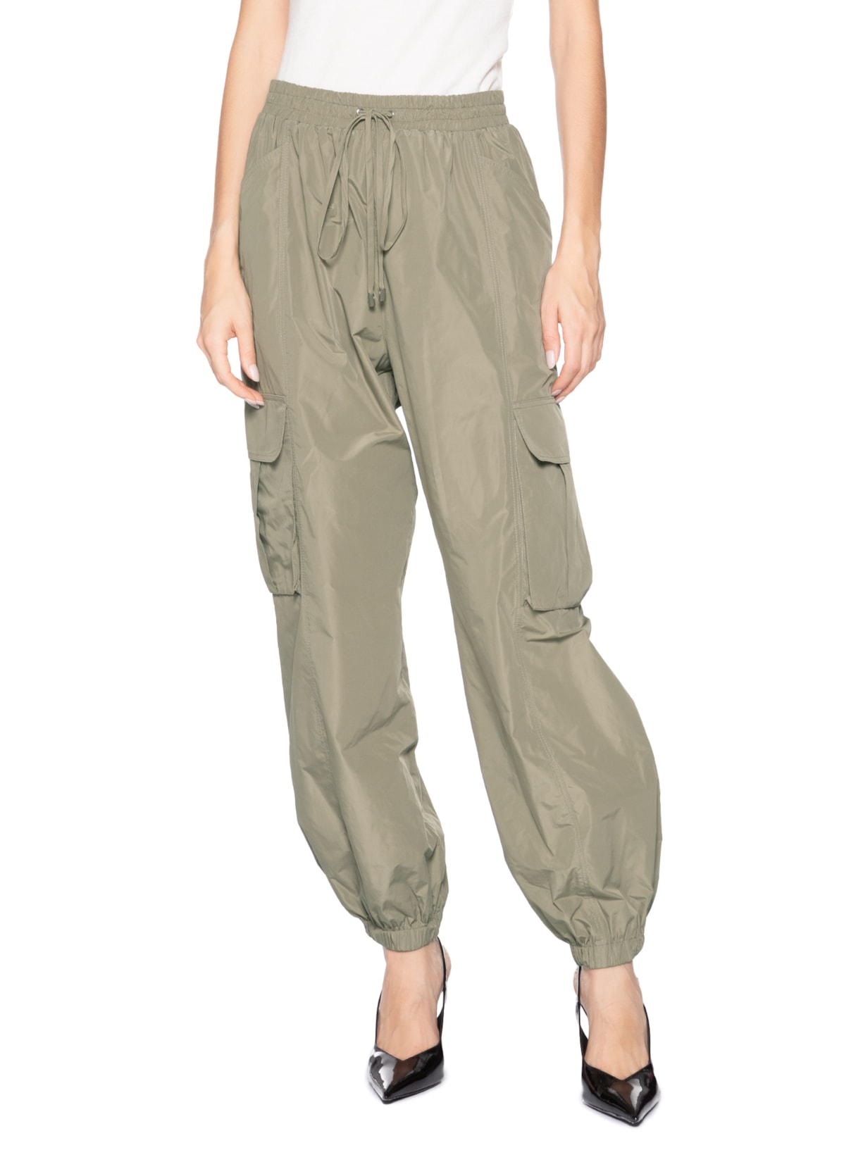 Calça Feminina Nylon Nova Verde Nk