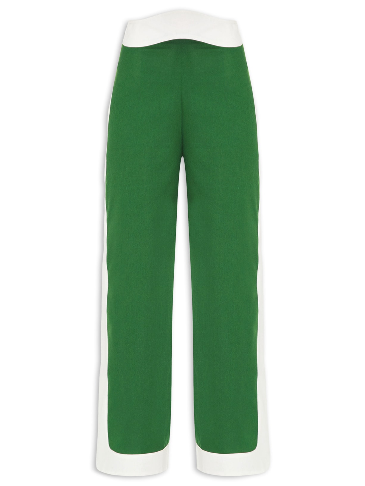 Calça Feminina Onda Bicolor - Verde
