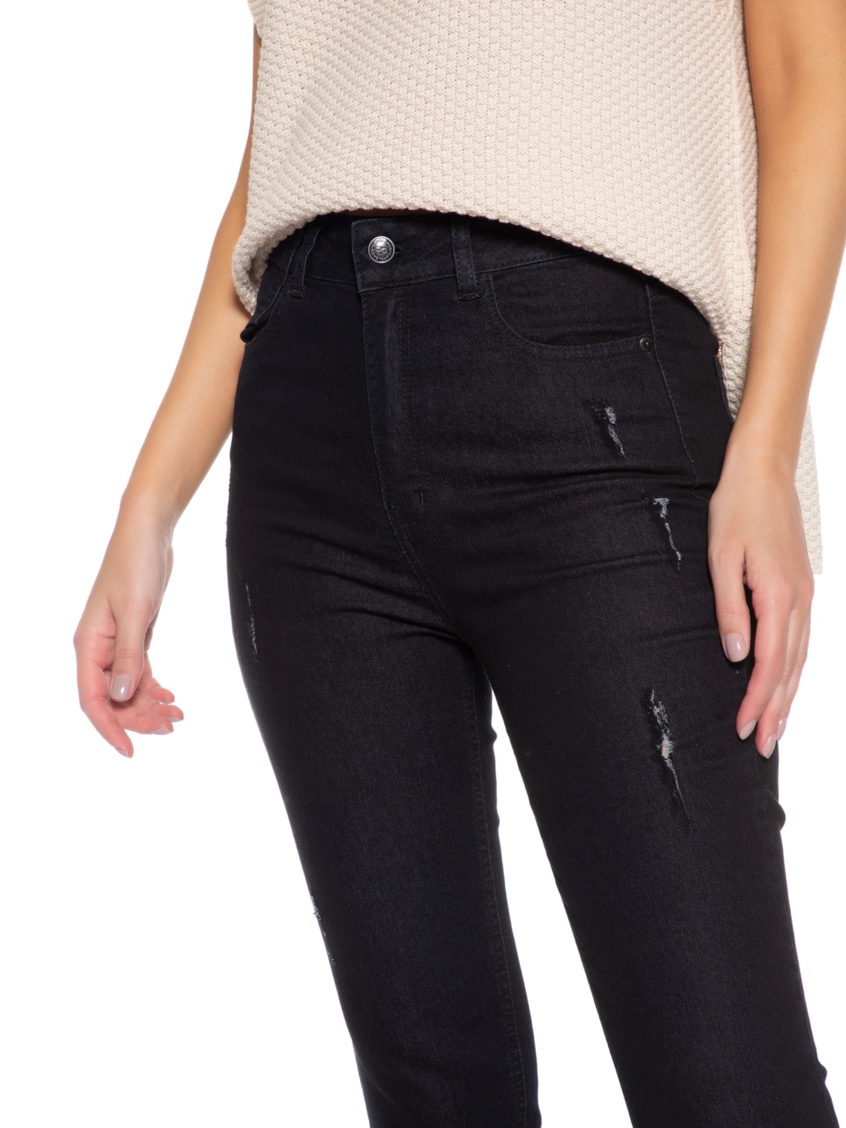 Calça Feminina Oomori Preto Carol Bassi