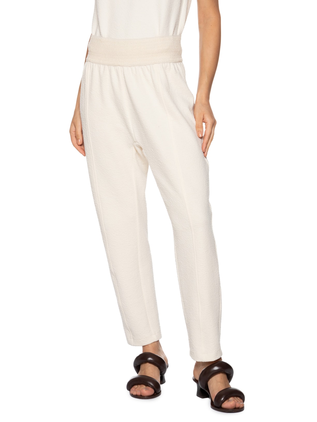 Calça Feminina Ouros Off White A.niemeyer