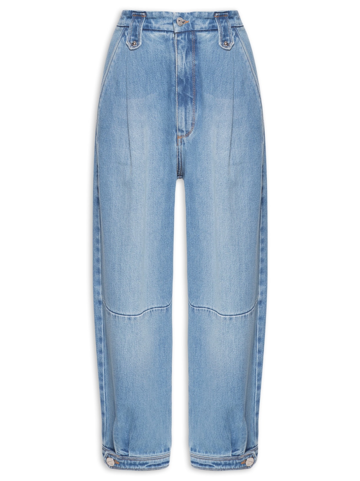 Calça Feminina Over Denim Azul Animale
